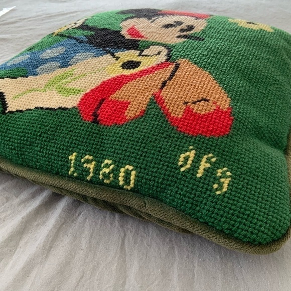 Vintage 1980s Minnie Mouse Decorative Pillow - Picture 3 of 5